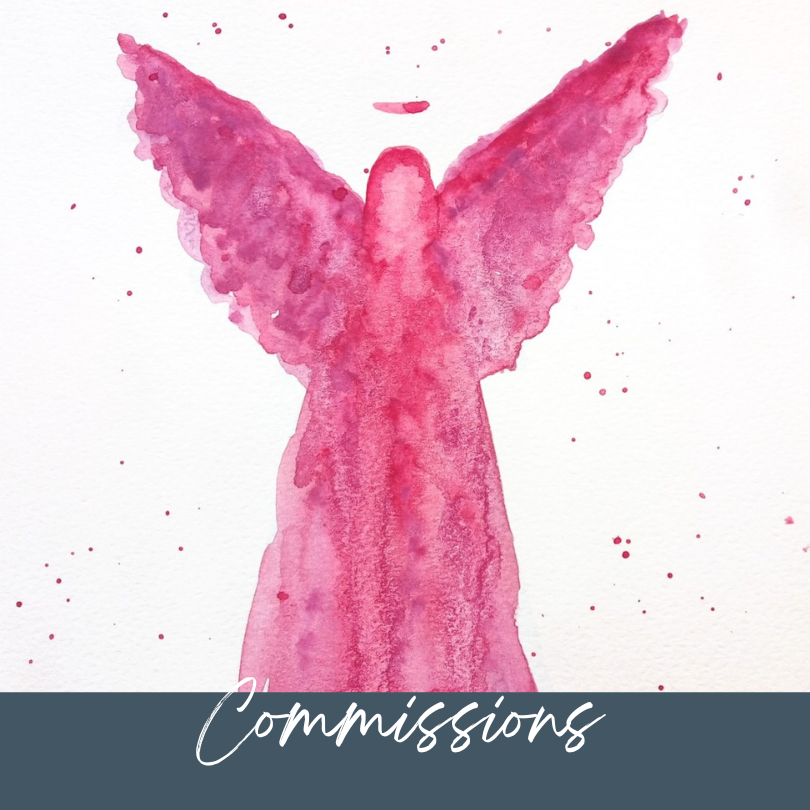 Intuitive Angel Art Personalised Commission