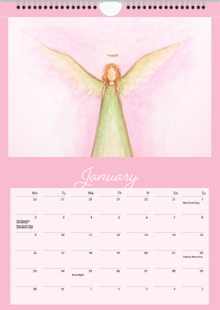 Guardian Angel Calendar 2024