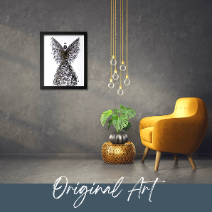 Original Angel Wings Contemporary Wall Art