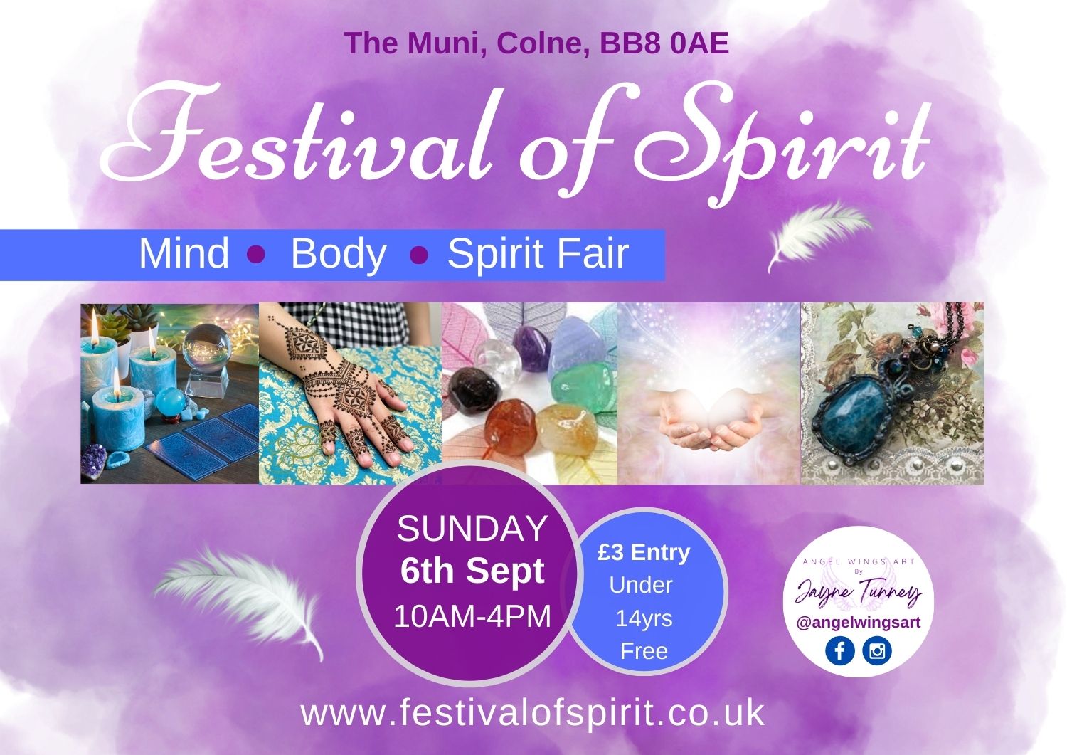 Festival of Spirit 6th September Colne Lancashire 2026