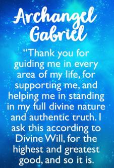 Archangel Gabriel Prayer