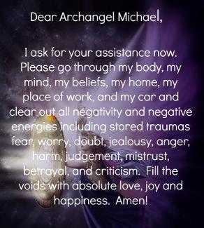 Archangel Michael Prayer Image Picture