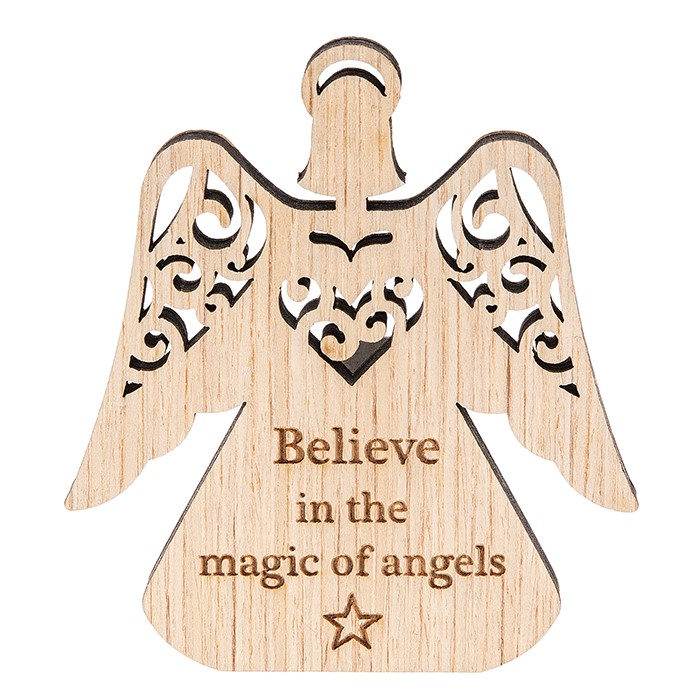 Angel ornaments Believe in the magic of angels gift Angels are always around us 