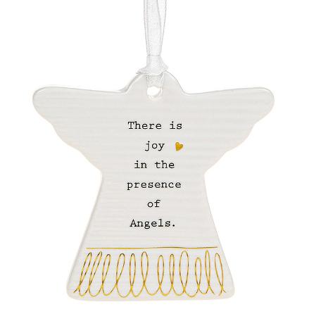 Joy in the presence of Angels Wall Sign Keepsake