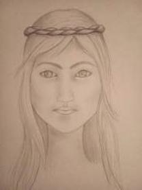 Spirit Guide Pencil Drawing